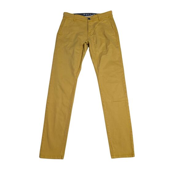 PullIn Dening Chino Pan Yellow Pants Mens Size S - USED - Picture 1 of 6